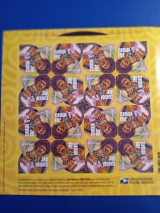 US# 4880 - Jimi Hendrix - Sheet of 16 SA 4-ever stamps, Unused (2014)