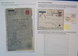 WW2: British Forces Air Letter Sheets, Grp 29 (S16268)