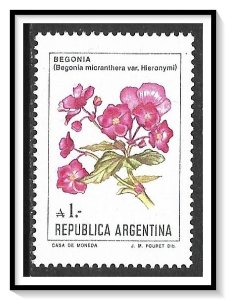 Argentina #1524 Flowers MNH