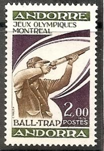 Andorra-French 249 MNH 1976 Olympic Games, Montreal