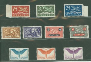 Switzerland #C3-C12 Mint (NH) Single (Complete Set)