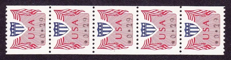 PNC5 29c Computer Vended 1 US #CVP31a shiny Gum MNH F-VF