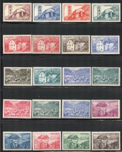 Andorra,  French # 85-104, Mint Hinge