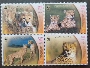 *FREE SHIP Iran WWF Cheetah 2003 Fauna Wildlife Endangered Wild Cat (stamp) MNH