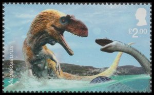 GB 5144 The Age of the Dinosaurs Megalosaurus £2.00 single MNH 2024