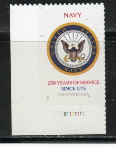 6012 * NAVY ~ 250 YEARS OF SERVICE  *   U.S. Postage Stamp MNH * LL PL#B1111111