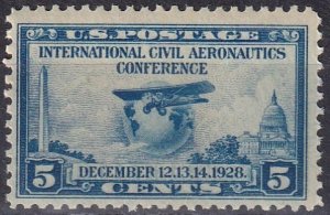 US #650  MNH  CV $7.00 (Z6219)