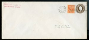 U.S. Scott 803 on 1952 U481 Third Class Cover