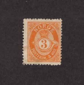Norway Scott 23 - Single. Mint No Gum  #02 NORW23