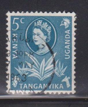 KENYA UGANDA & TANGANYIKA Scott # 120 Used - QEII Definitive