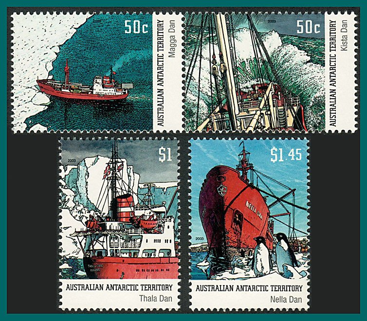 AAT 2003 Supply Ships, MNH #L121-L123,SG160-SG163