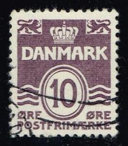 Denmark #230 Numeral; used (0.25)