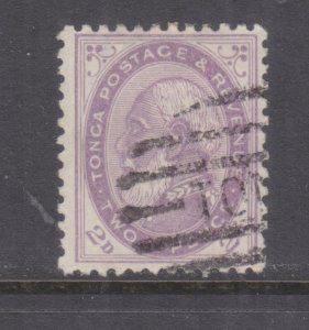 TONGA, 1887 perf. 12 x 11 1/2, 2d. Pale Violet, used.