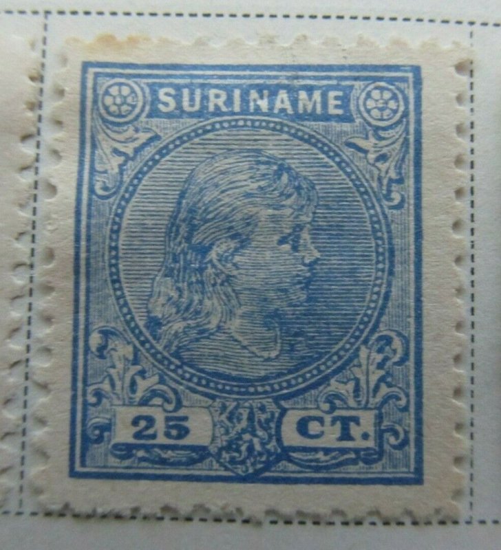 Surinam 1892-93 25c Fine MNG A13P9F940