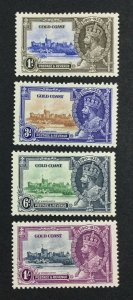 MOMEN: GOLD COAST SG #113-116 1935 MINT OG H £30 LOT #6738