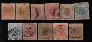 Luxembourg Scott 17-26 Used (few small faults) - Catalog Value $702.00