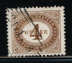 Austria 1899  Scott #J25 used