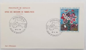 Monaco,  1968 First Day Covers - 12 Unaddressed