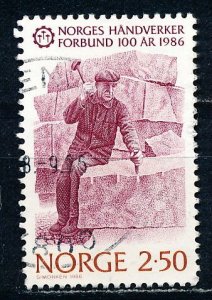 Norway #890 Single Used