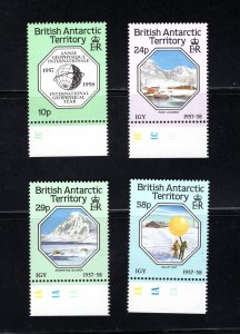 British Antarctic Territory#141-144,  VF, MNH, CV $4.25  ...0790039