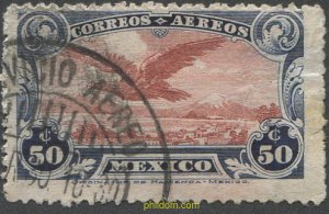 657900 USED MEXICO 1922 AGUILA