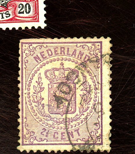 NEHTHERLANDS #22 USED FINE THIN Cat $70