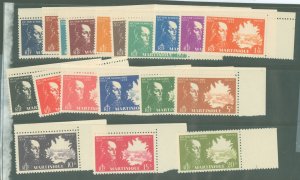 Martinique #198-216  Single (Complete Set)