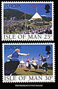 Isle of Man Scott 786-787 Mint never hinged.