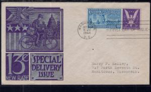 US E17 Motorcycle Staehle Typed FDC