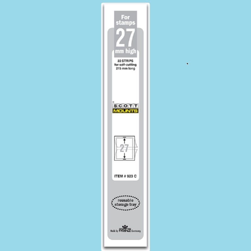 Scott Mounts Clear 27mm STRIP 215 ,(Pgk. 22) (00923C)*