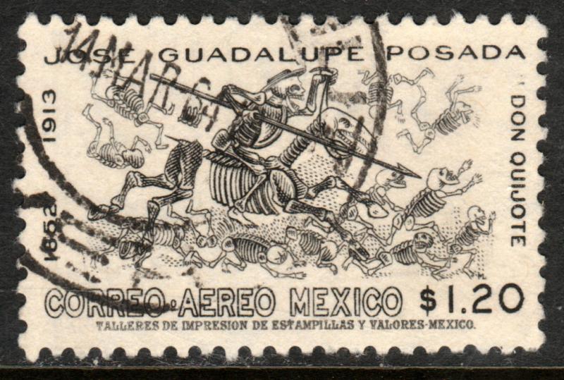 MEXICO C278 50th Anniv death of J. Guadalupe Posada USED (1145)