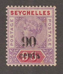 EDSROOM-16985 Seychelles 26 LH 1893 Top Value Queen Victoria CV$70