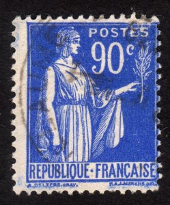 1938, France, 90c, Used, Sc 276
