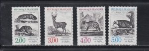 France # 2123-2126, Buffons Natural History, Mint NH, 1/2 Cat.