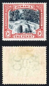 Jamaica SG32 1d Llandovery Falls wmk to the right M/M cat 14 pounds