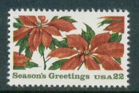 2166 22c Christmas Fine MNH