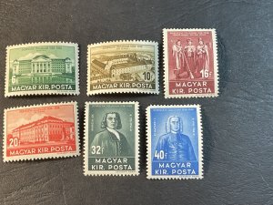 HUNGARY # 529-534--MINT/HINGED----COMPLETE SET----1938