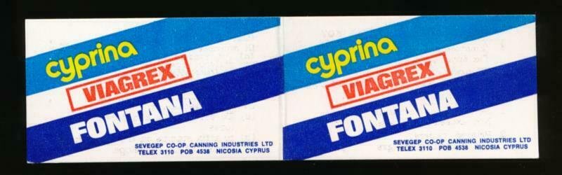 CYPRUS ADVERT.UNEXPLODED BOOKLET CYPRINA FONTANA