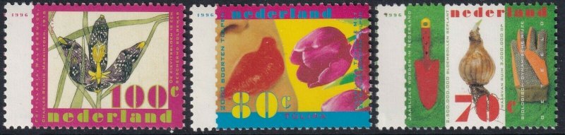 Sc# 921 / 923 Netherlands 1996 Flowers MNH complete set CV $2.85