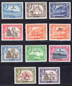 MOMEN: ADEN SG #36-46 1951 MINT OG NH £85+ LOT #66737