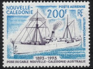 NEW CALEDONIA 1993 Australia Telephone Cable Centenary; Scott C253; MNH