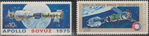 #1569-70, Set-2 Singles. Apollo-Soyuz Space Mission MNH, '.10 cent'