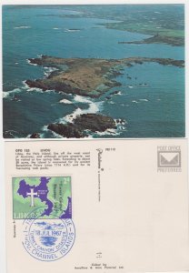 Lihou Guernsey 1967 First Day Issue 2d 'Torrey Canyon' on colour po...