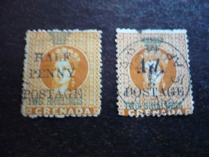 Stamps - Grenada - Scott# 31-32 - Used Set of 2 Stamps