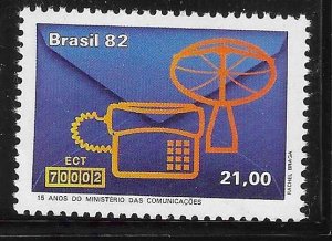 Brazil 1982 Ministry of Communications Sc 1797 MNH A3410