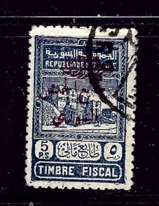Syria RA4 Used 1945 overprint