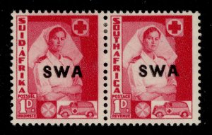 SOUTH WEST AFRICA GVI SG115, 1d carmine, M MINT.