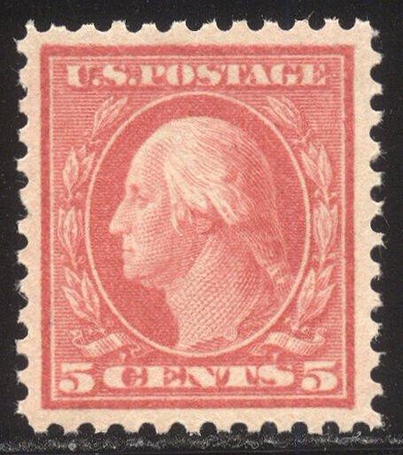 U.S. #505 CHOICE Mint XF/SUP NH w/ Cert - 5c Rose ERROR