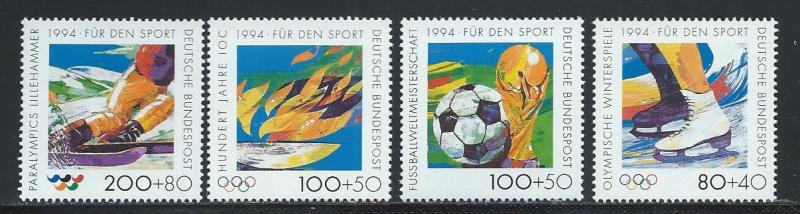 GERMANY SC# B758-61 VF MNH 1994