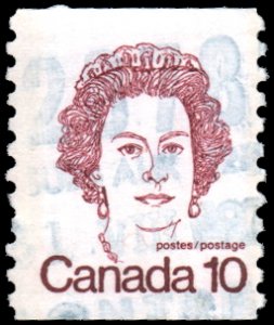 Canada 605 - Used - 10c Elizabeth II (Coil) (1976)